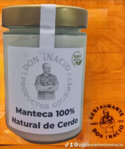 Manteca 100% Natural de Cerdo – Don Inacio